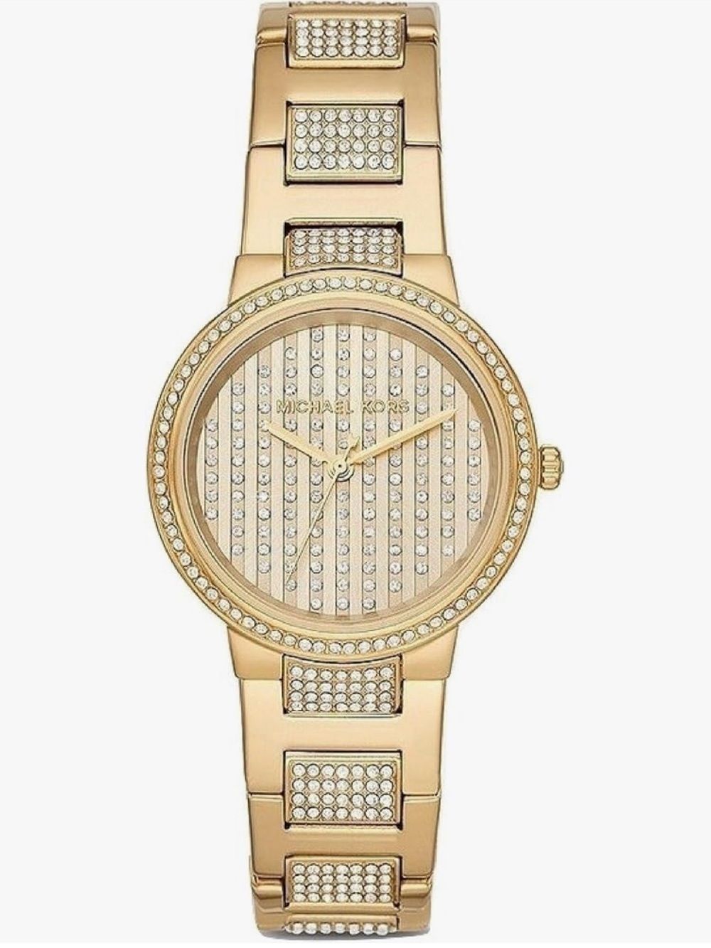 Michael Kors Gabbi MK3988 Gold Crystal Pavé Watch Gold Stainless Steel